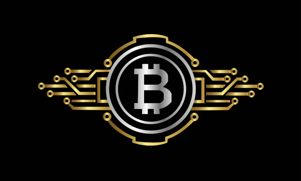 bitcoin golden logo